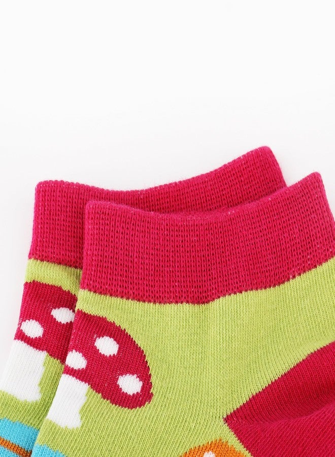 Jeasona Mushroom Gifts for Women Mushrooms Ankle Socks for Women Funny Fun Cute - Image 5